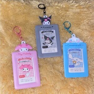 Sanrio Card Holder bundle Kuromi My Melody Cinamoroll